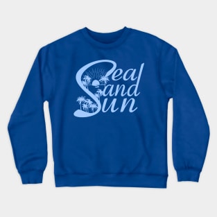 sea sand sun Crewneck Sweatshirt